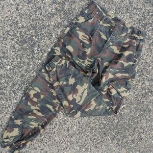 🔥4/$40 camo army cargo jogger pants size 7/8